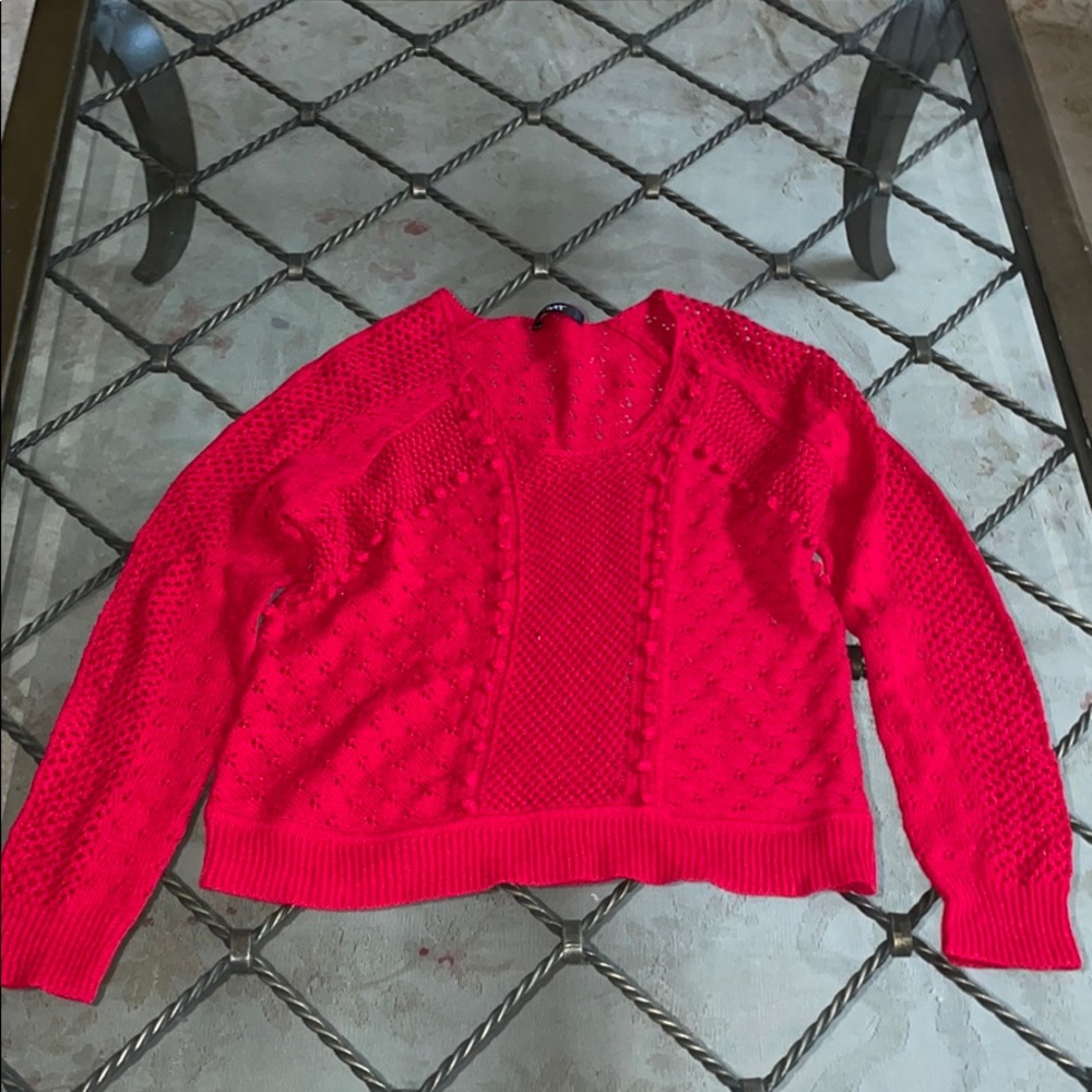 Knit crochet sweater (brand new no tags)